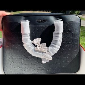 Coach Beckett Signature Compact Briefcase Handbag